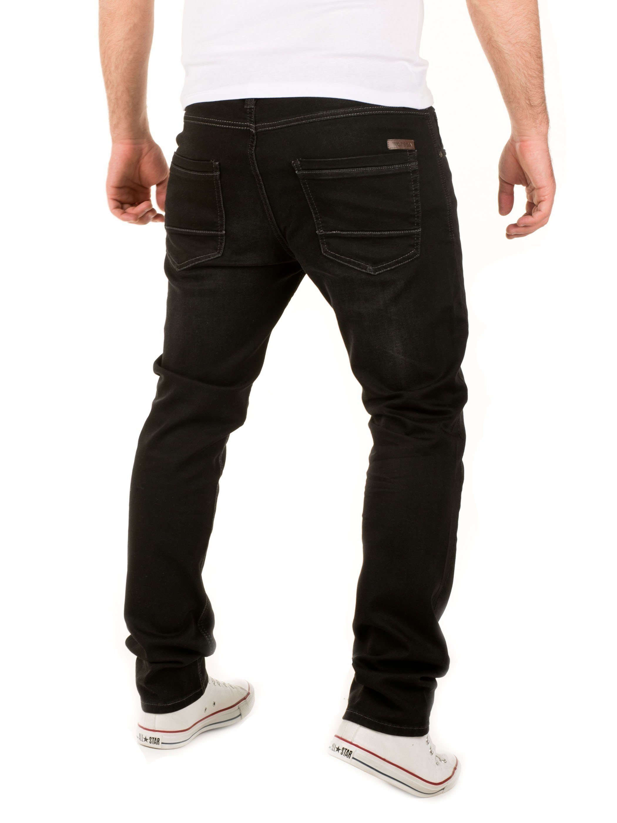WOTEGA Slim-fit-Jeans Herren Jogginghose in Jeans-Look Noah Stretch Hose in  Jogging Jeans Sweathosen Denim