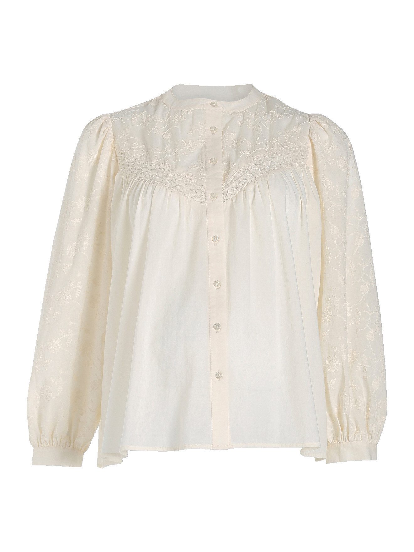 Envie de Fraise Umstandsbluse Umstandsbluse mit Stickerei und Spitze