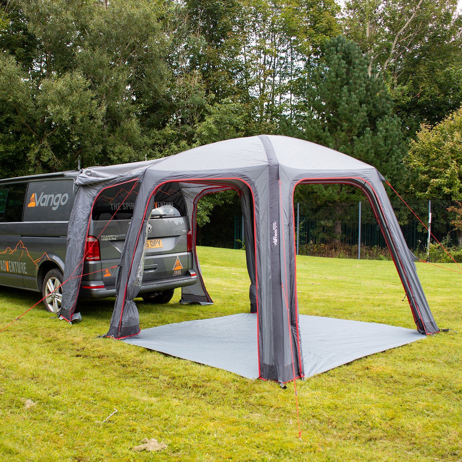 3000 Zelt Vorzelt Vango AirHub Buszelt, Bus Van Camping Tailgate aufblasbares Heckzelt Zelt mm Low