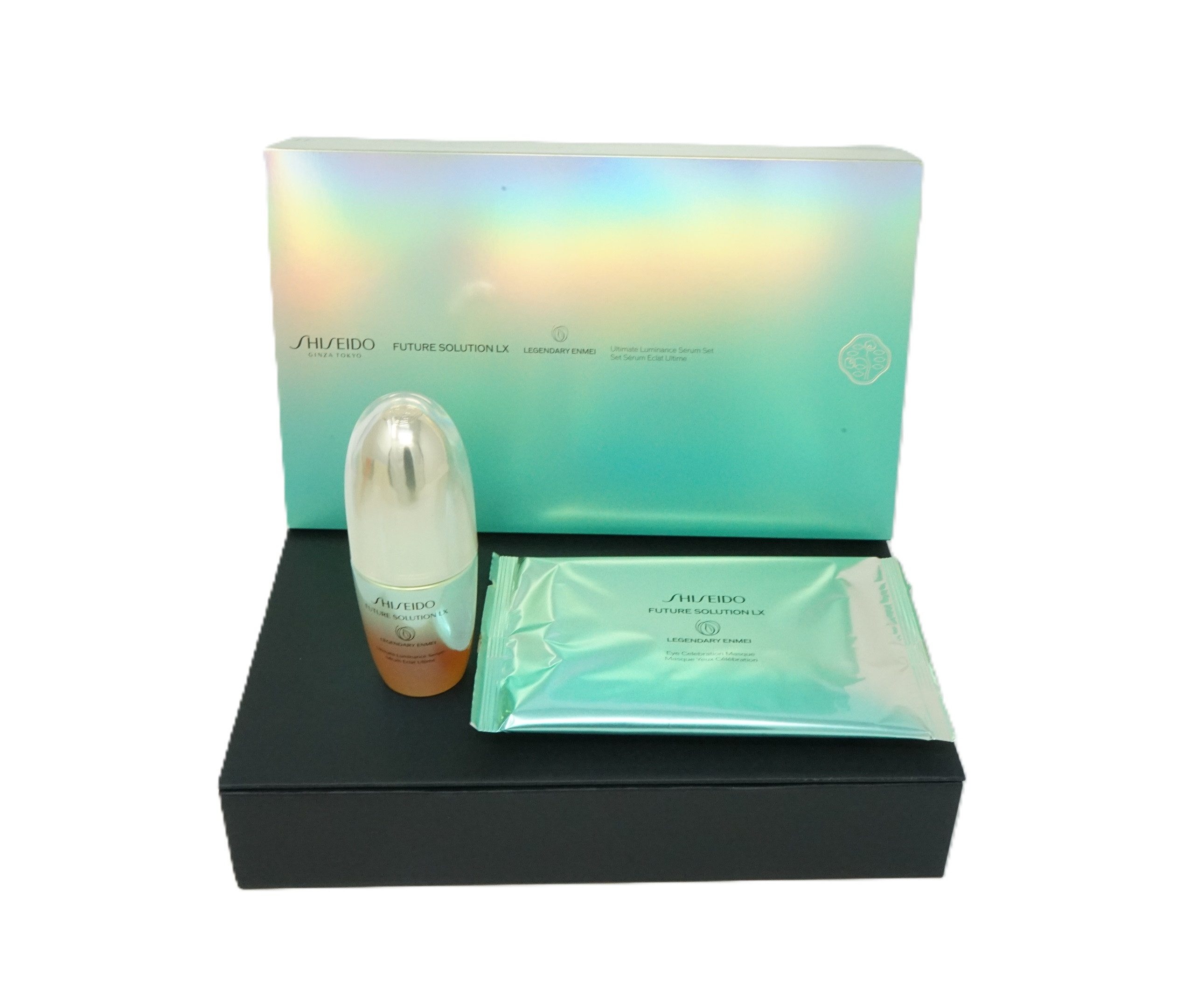 Gesichtspflege Shiseido Future Solution LX Legendary Enmei Serum 30ml + 3x Eye Mask