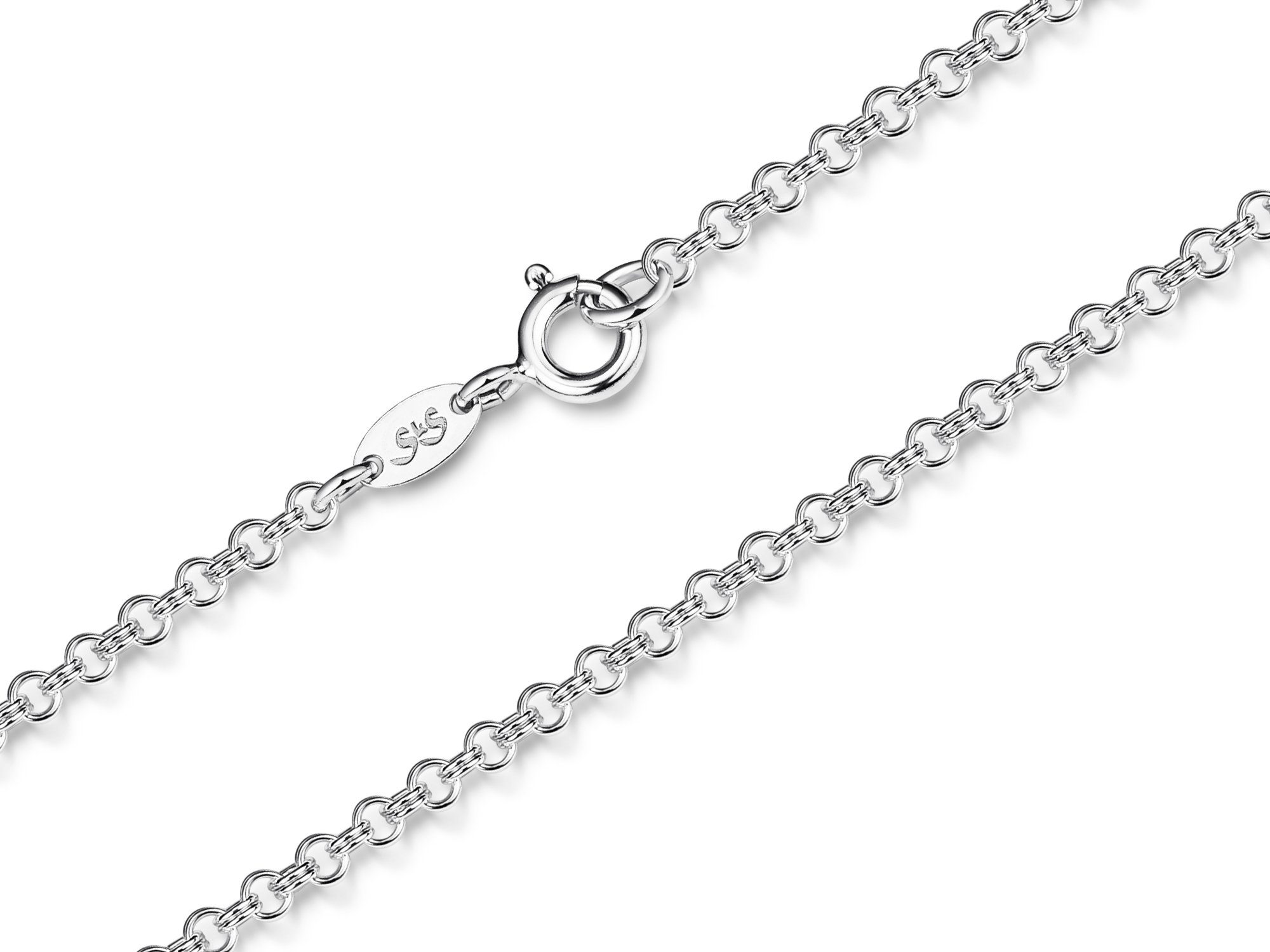 Silberkettenstore Silberkette »Doppelerbskette 2,4mm - 925 Silber, von  38-100cm wählbar« online kaufen | OTTO