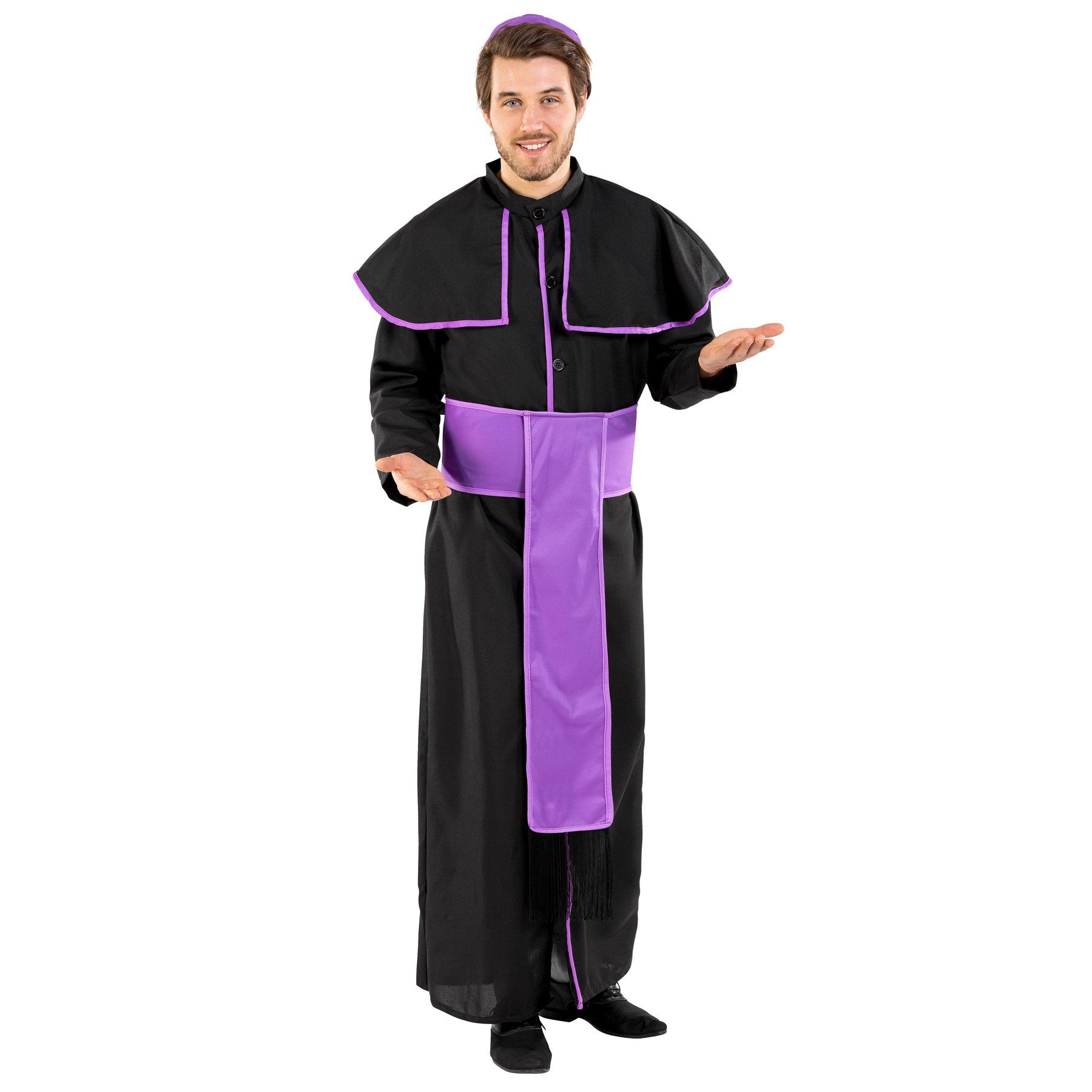 dressforfun Kostüm Herrenkostüm Priester Benedikt, Tolles Gewand