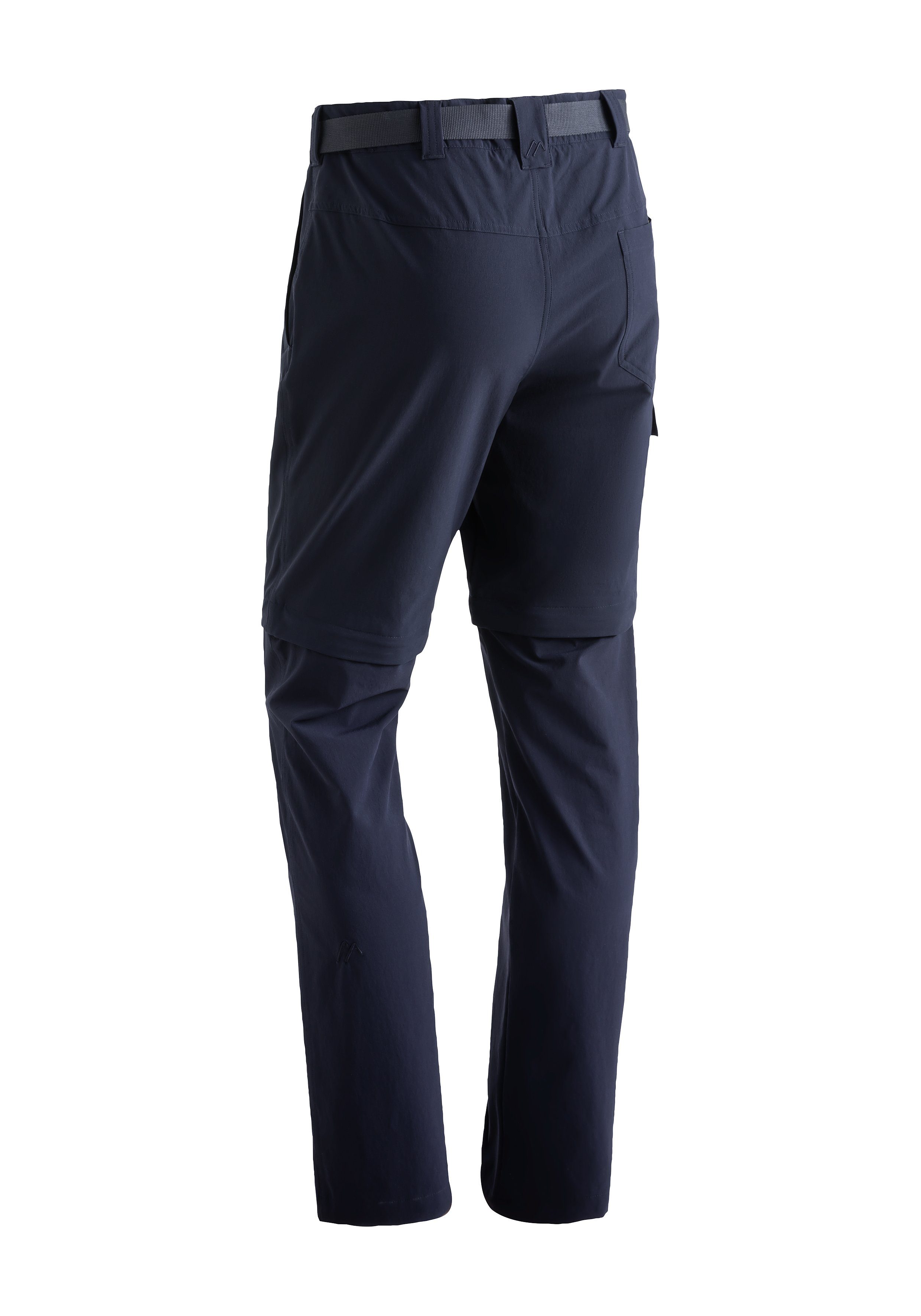 Maier Sports Torid Outdoor-Hose Funktionshose zip dunkelblau Herren zipp-off atmungsaktive Wanderhose, slim