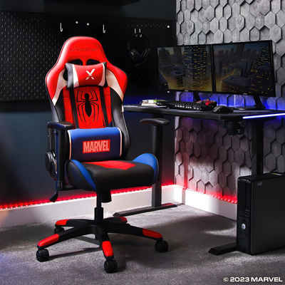 X Rocker Gaming Chair Junior Icon, Gaming-Stuhl für Kinder, Spiderman