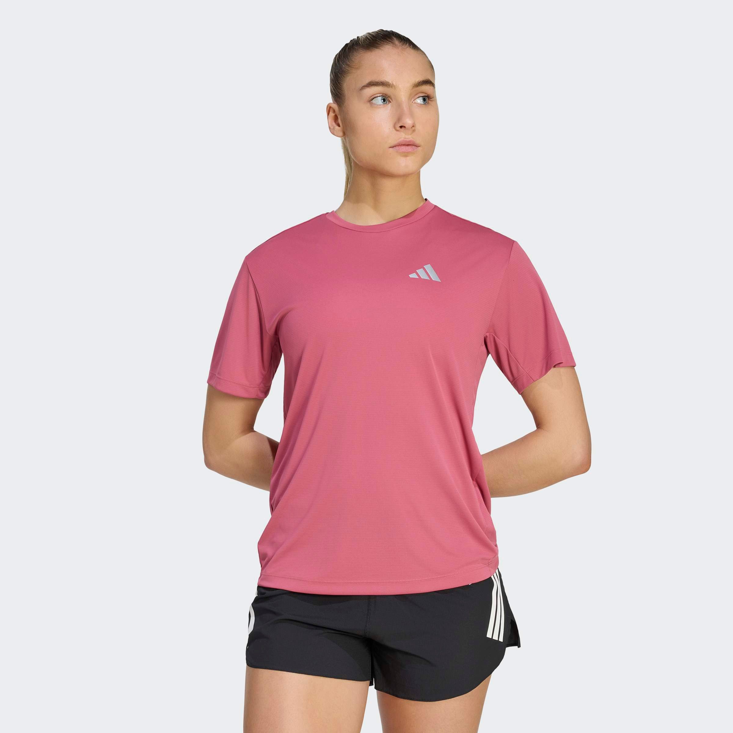 adidas Performance Laufshirt RUN ESS TEE W mit climacool® Technologie, ohne Verschluss
