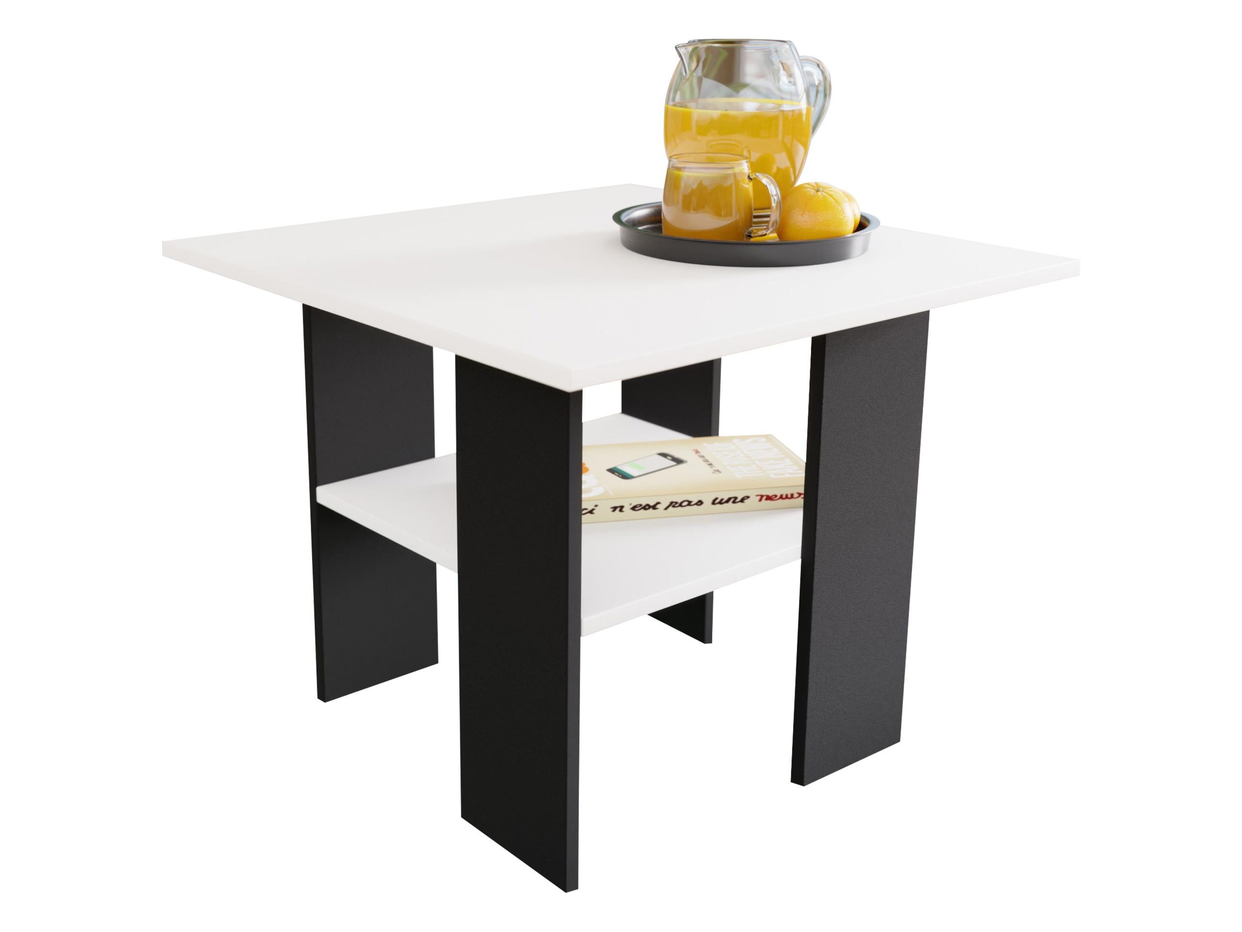 MIRJAN24 Couchtisch Milano, Praktisch Kaffeetisch, Tee Tisch mit Ablagefach, Wohnzimmertisch