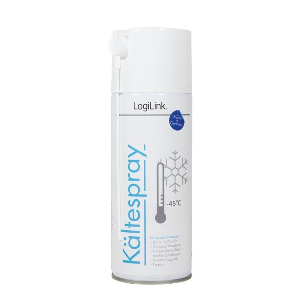 LogiLink Elektrowerkzeug-Set RP0014, Kältespray zur Fehlersuche in elektronischen Schaltungen 400ml farblos