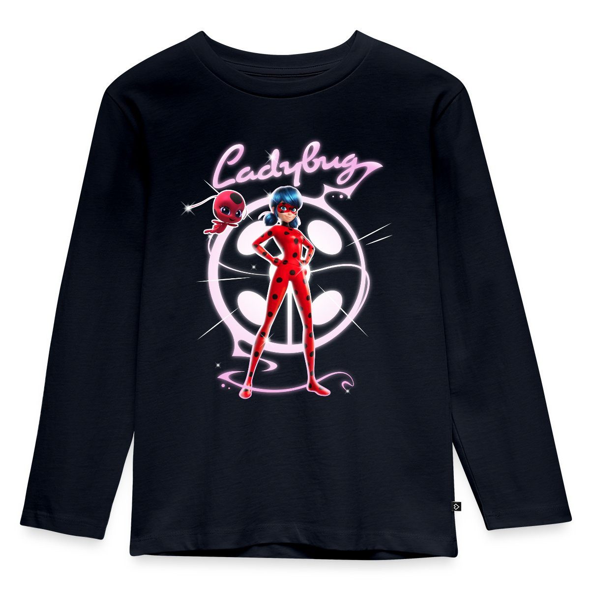 T-Shirt Miraculous Ladybug Mit Tikki Kinder Premium Langarmshirt