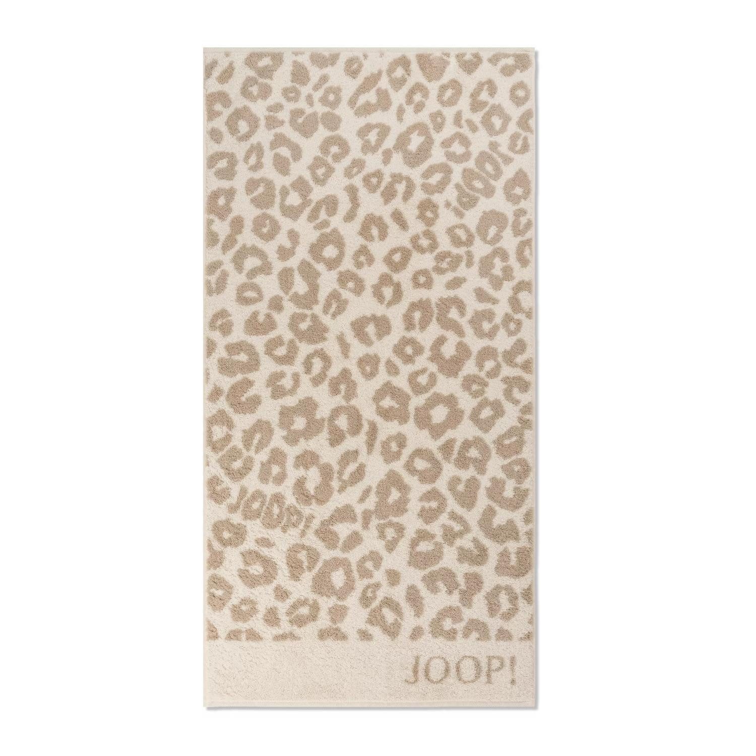 JOOP! Handtuch Joop! Handtuch Duschtuch Gästetuch Leo Allover 1707-36 creme, Walkfrottier (1-St), 100% Baumwolle