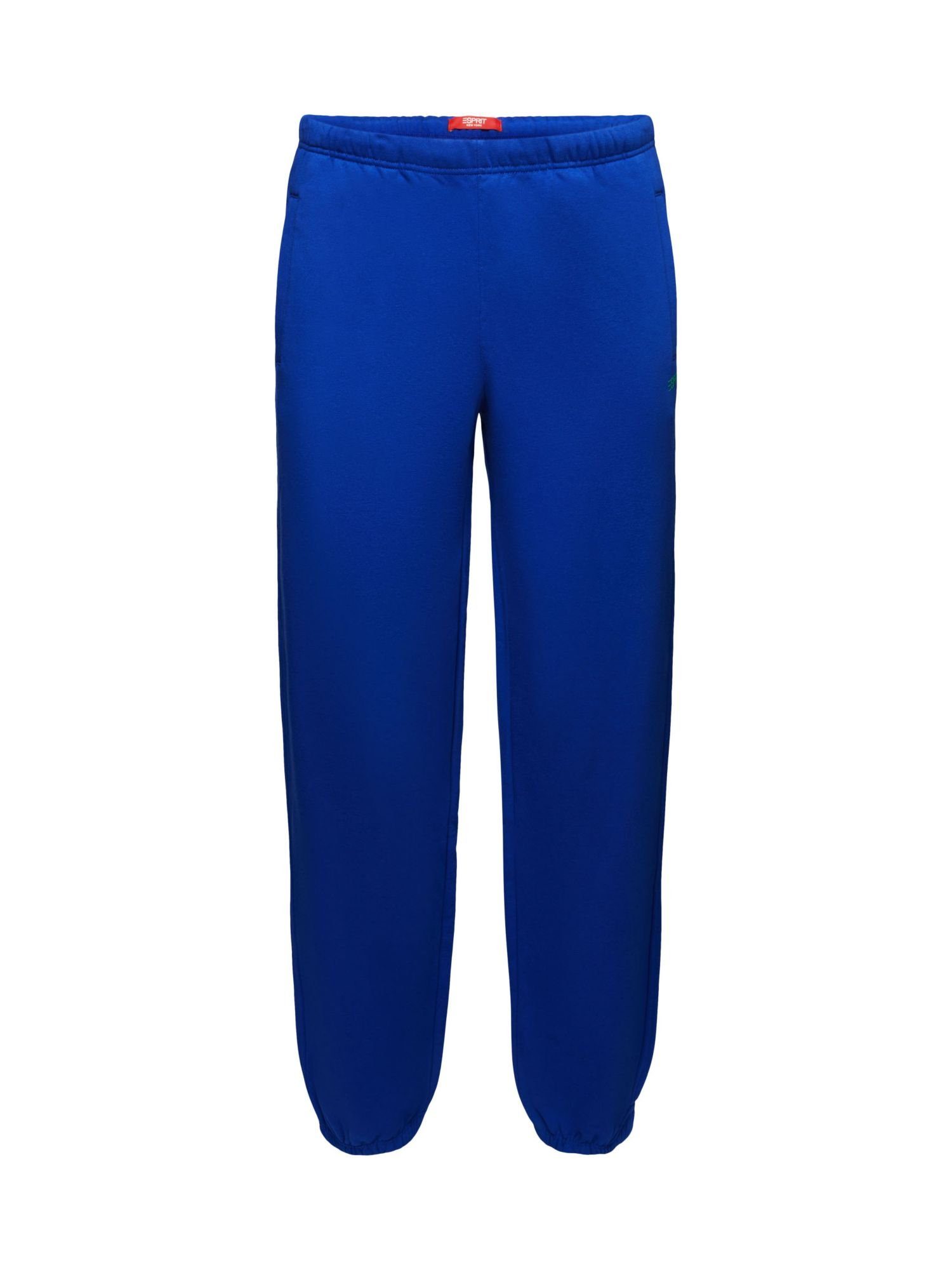Esprit Jogginghose Logo-Sweatpants aus Baumwollfleece BRIGHT BLUE