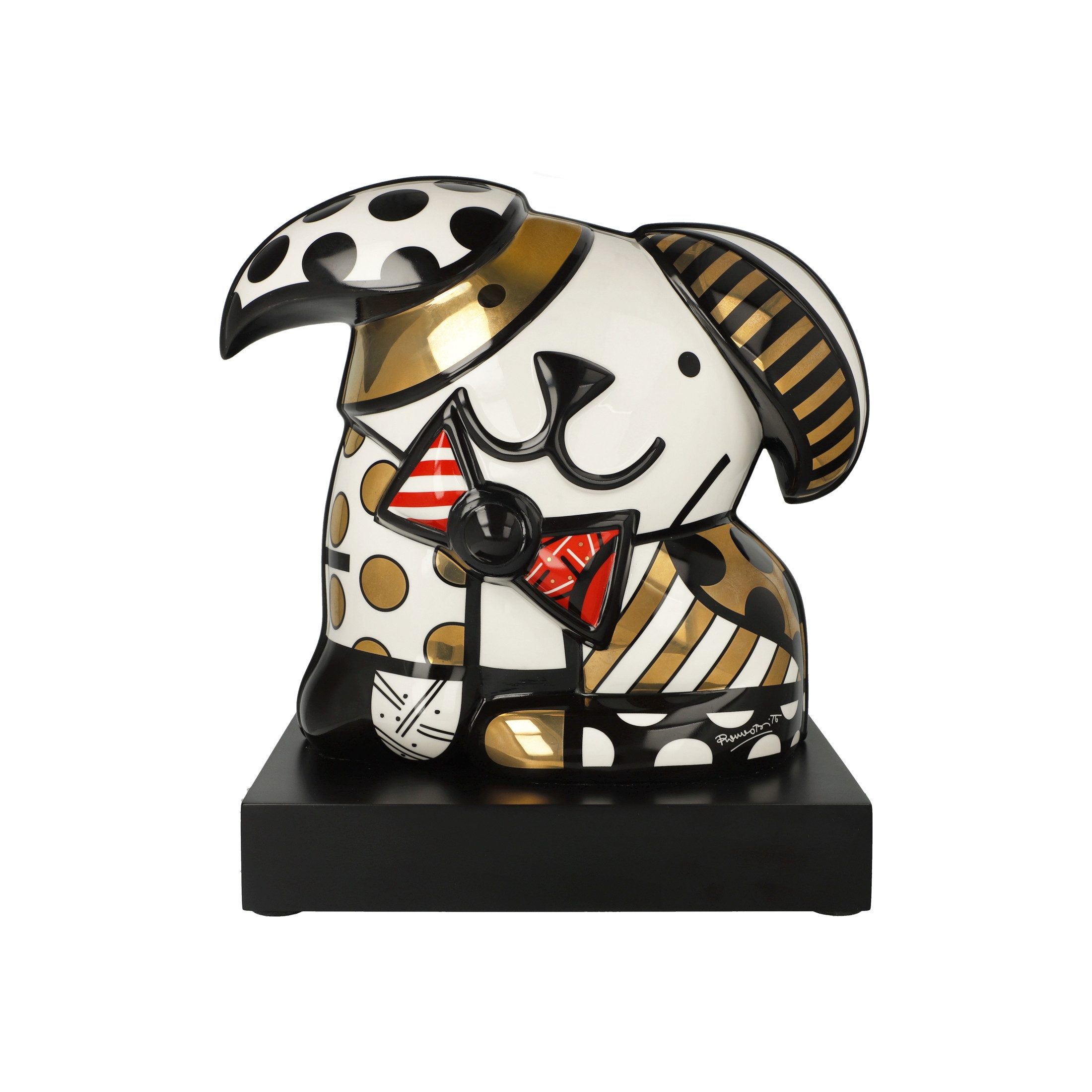 Goebel Dekofigur Goebel Pop Art, Figur, Romero Britto - Golden Ginger L.E. 2025
