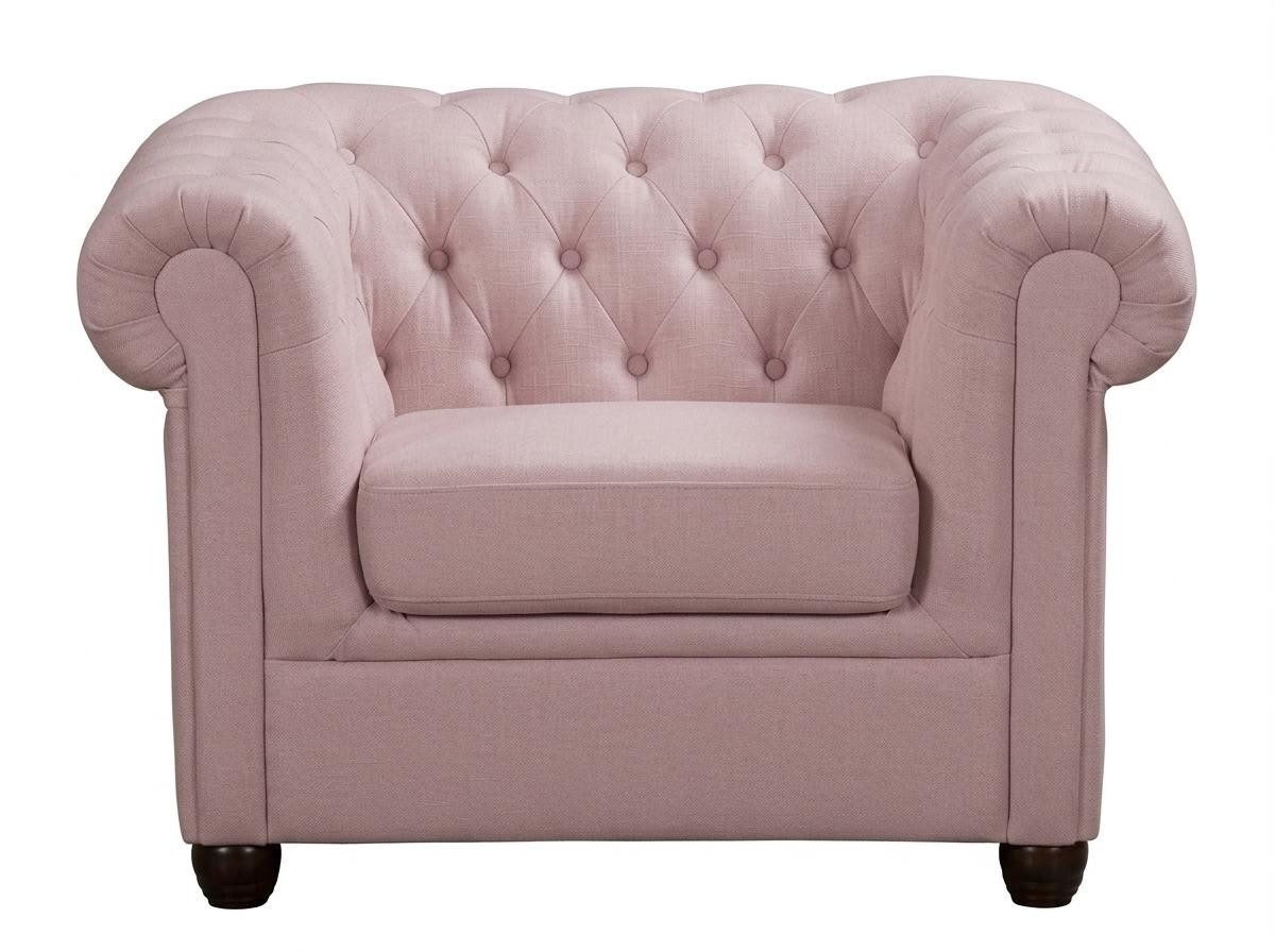 Xlmoebel Chesterfield-Sessel Beige Chesterfield Sessel mit eleganter Steppung für Ihr Zuhause (1-St), Made in Europa