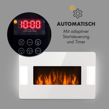 Klarstein Elektrokamin Belfort Light & Fire, Elektrischer Kamin Heizung Indoor Heater LED 2000W