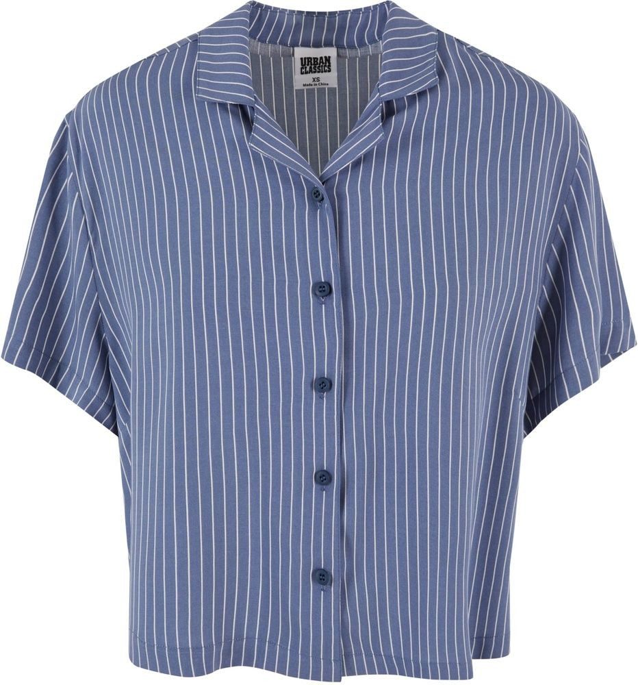 Kurzarmshirt Urban Classics Damen Ladies Resort Shirt