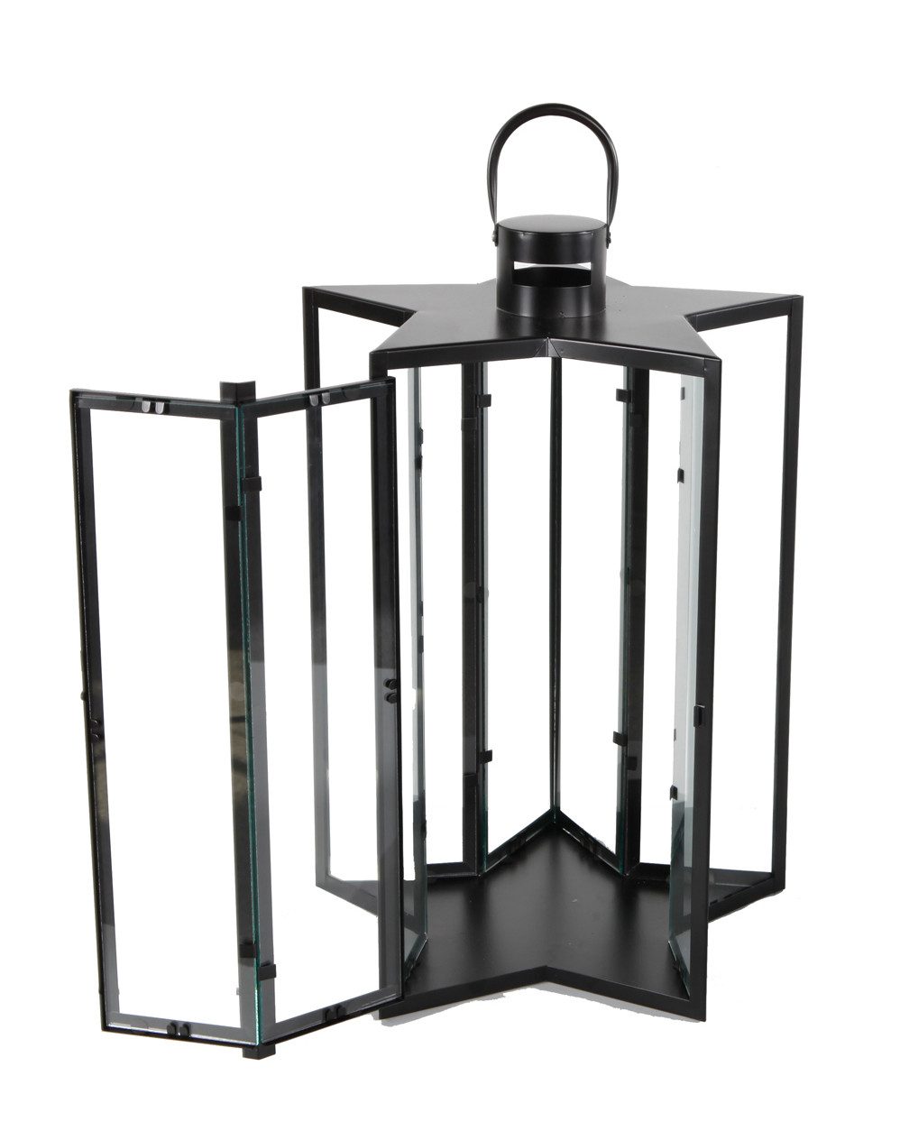 Mojawo Laterne Laterne Gartenlaterne Windlicht Sternform Metalllaterne H41c günstig online kaufen