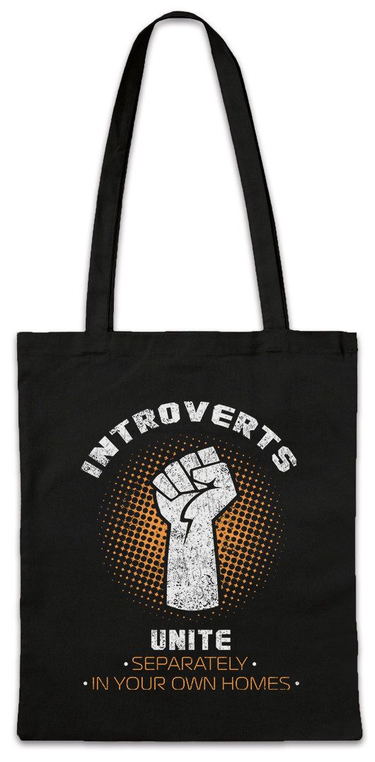 Beuteltasche Introverts Unite Stofftasche Geek Nerd Fun Informatiker Informatik
