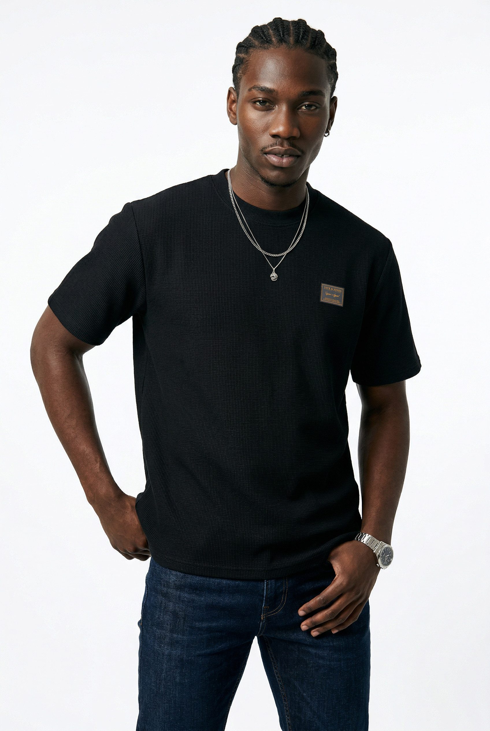 Jack & Jones Kurzarmshirt JJDAYTONA TEE SS CREW NECK SN