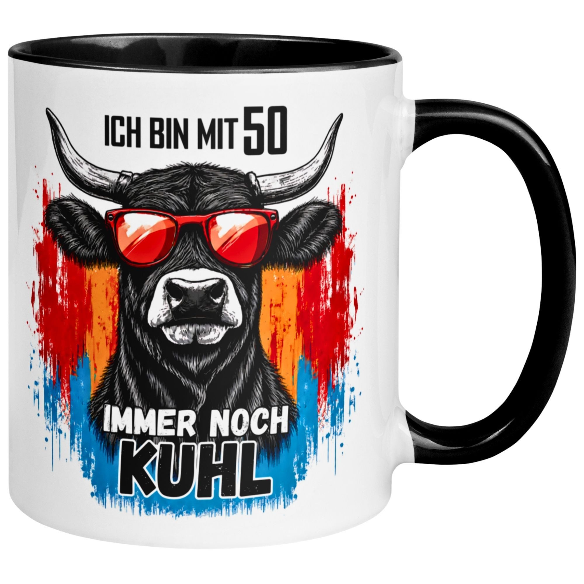 Momentals Tasse 50. Geburtstag Mann Frau – 50 und immer noch Kuhl – Männer Frauen, Gratis Versand · Links-&Rechtshänder · Spülmaschinenfest