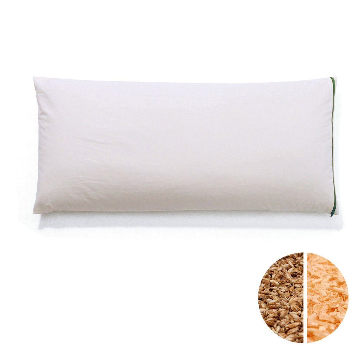 mudis Dinkelkörnerkissen Dinkel / Zirbe, Füllung: Dinkelspelzen und Zirbenholz, Bezug: Bio Baumwolle, Seitenschläfer, Rückenschläfer, Bauchschläfer, Füllung variabel