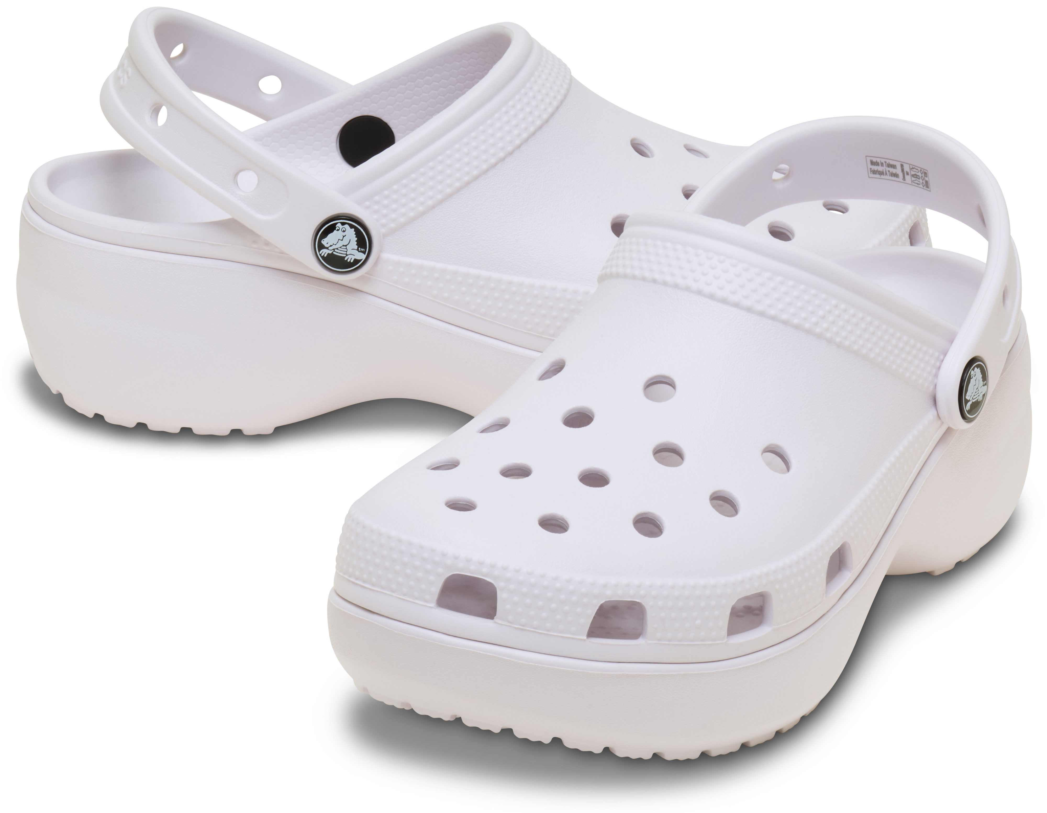 Crocs Classic Platform Clog W Clog Sommerschuh, Schlappen, Hausschuh, trendige Plateausohle
