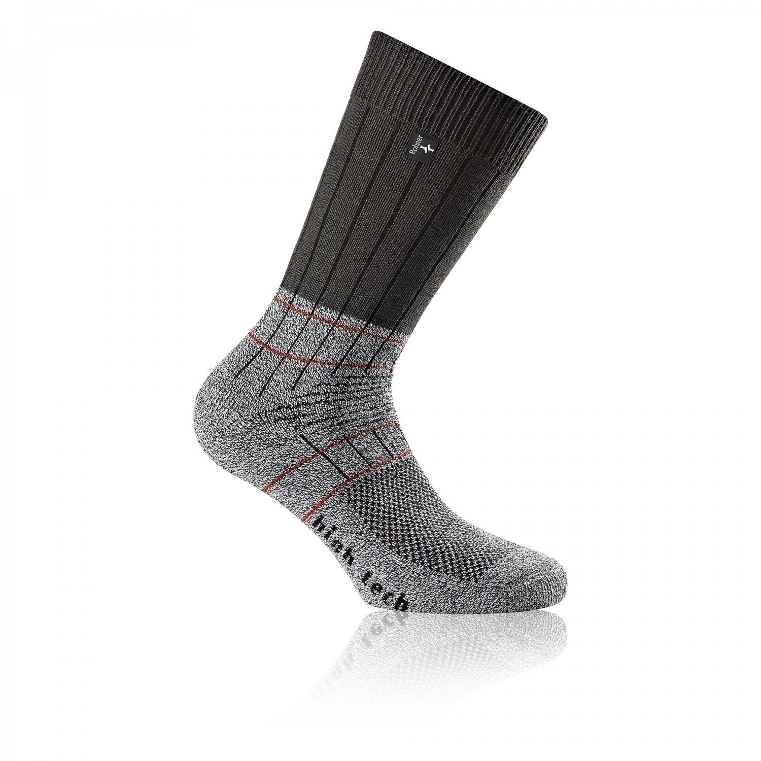 Rohner Socks anthrazit Multifunktionssocken Fibre Socken high tech