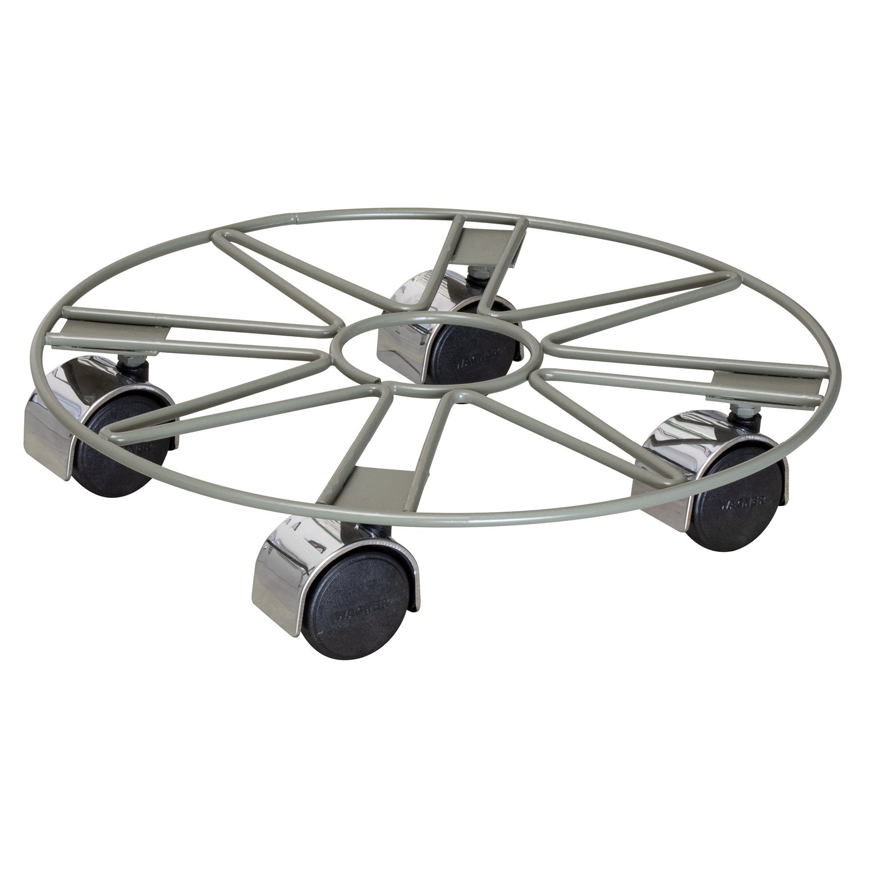 Pflanzenroller BLACK RETRO EDITION I rund & eckig I In & Outdoor I schwarz & taupe