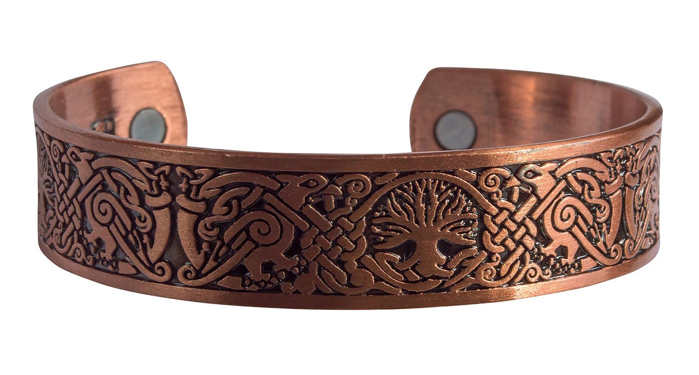 Saraswati Edelstahlarmband Magnet-Armband "Baum des Lebens" günstig online kaufen