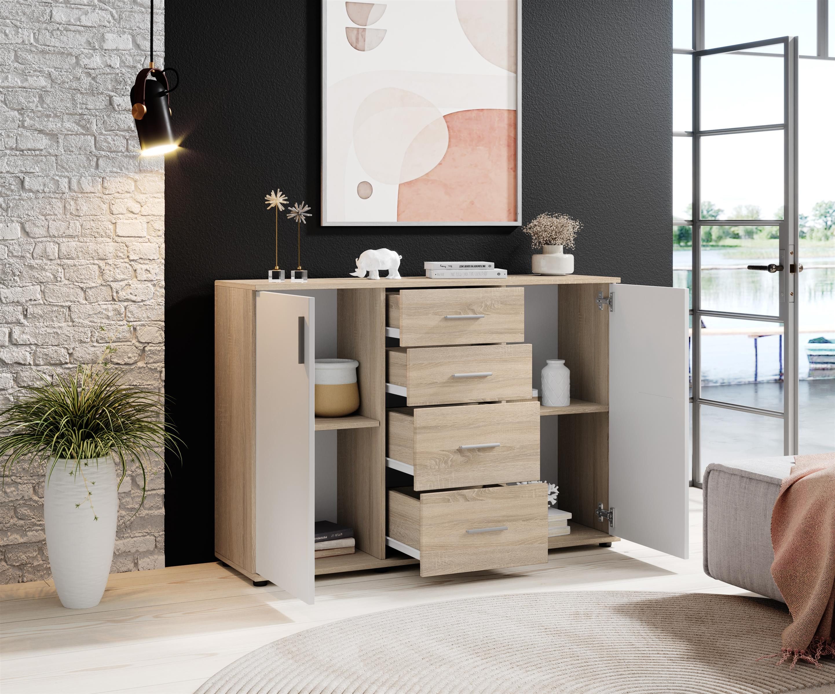 Bega Consult Kommode 120 x 82 x 35 cm (B/H/T)