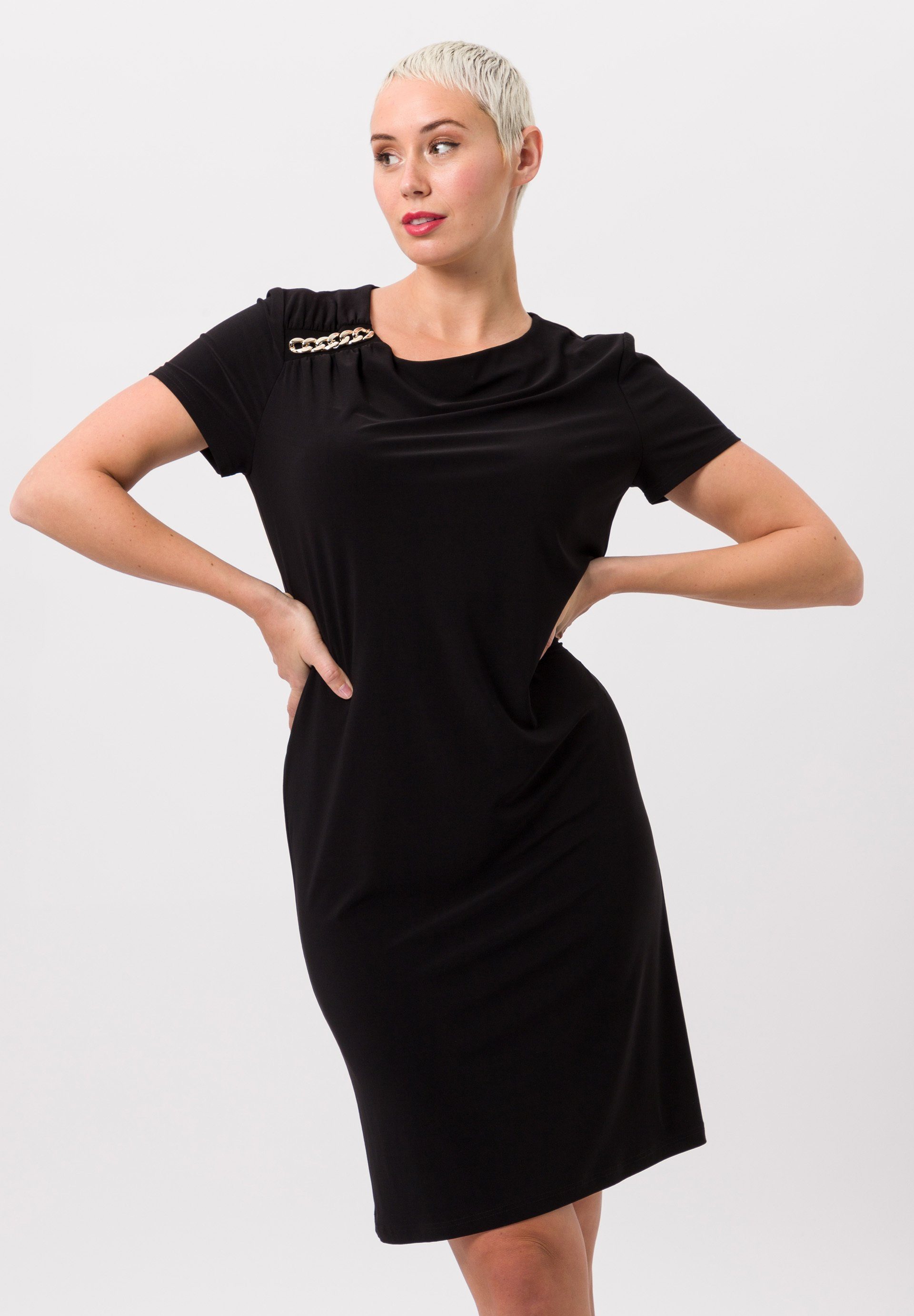 TUZZI Jerseykleid mit Gliederketten-Schmuckdekor günstig online kaufen