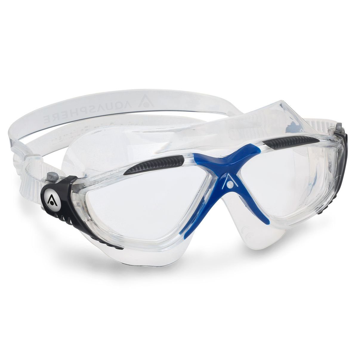 Aquasphere Schwimmbrille transparent/blau Vista Schwimmaske
