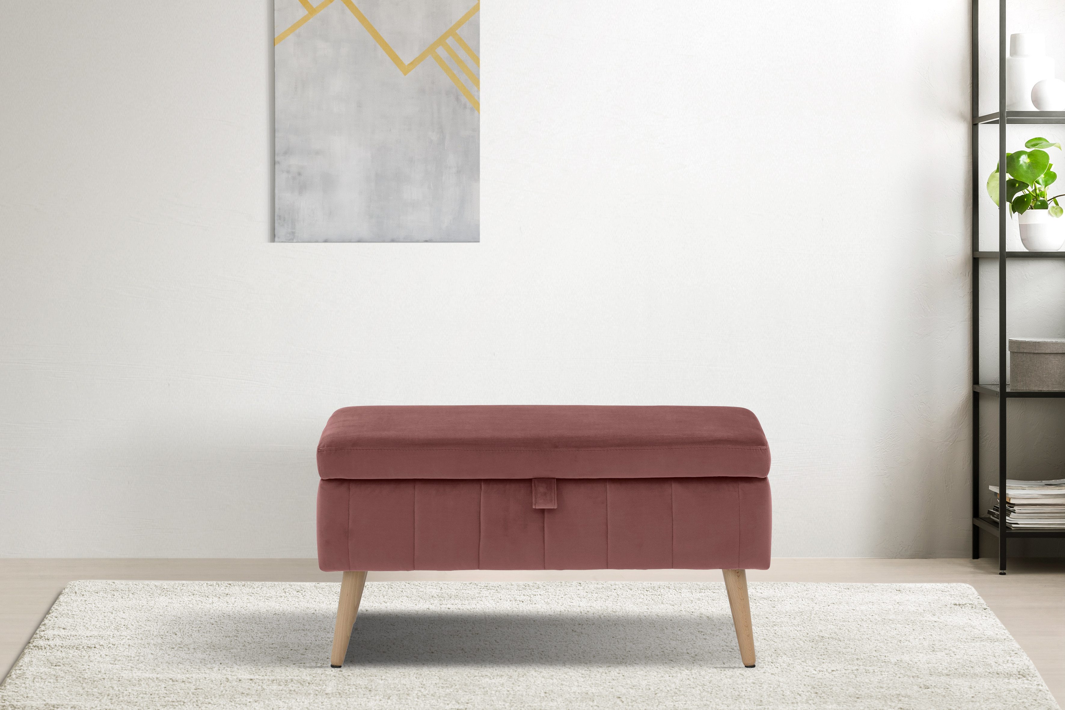 OTTO home Truhenbank AMIRA Sitzbank mit Stauraum, Maße B/T/H: 81/36/43 cm, günstig online kaufen