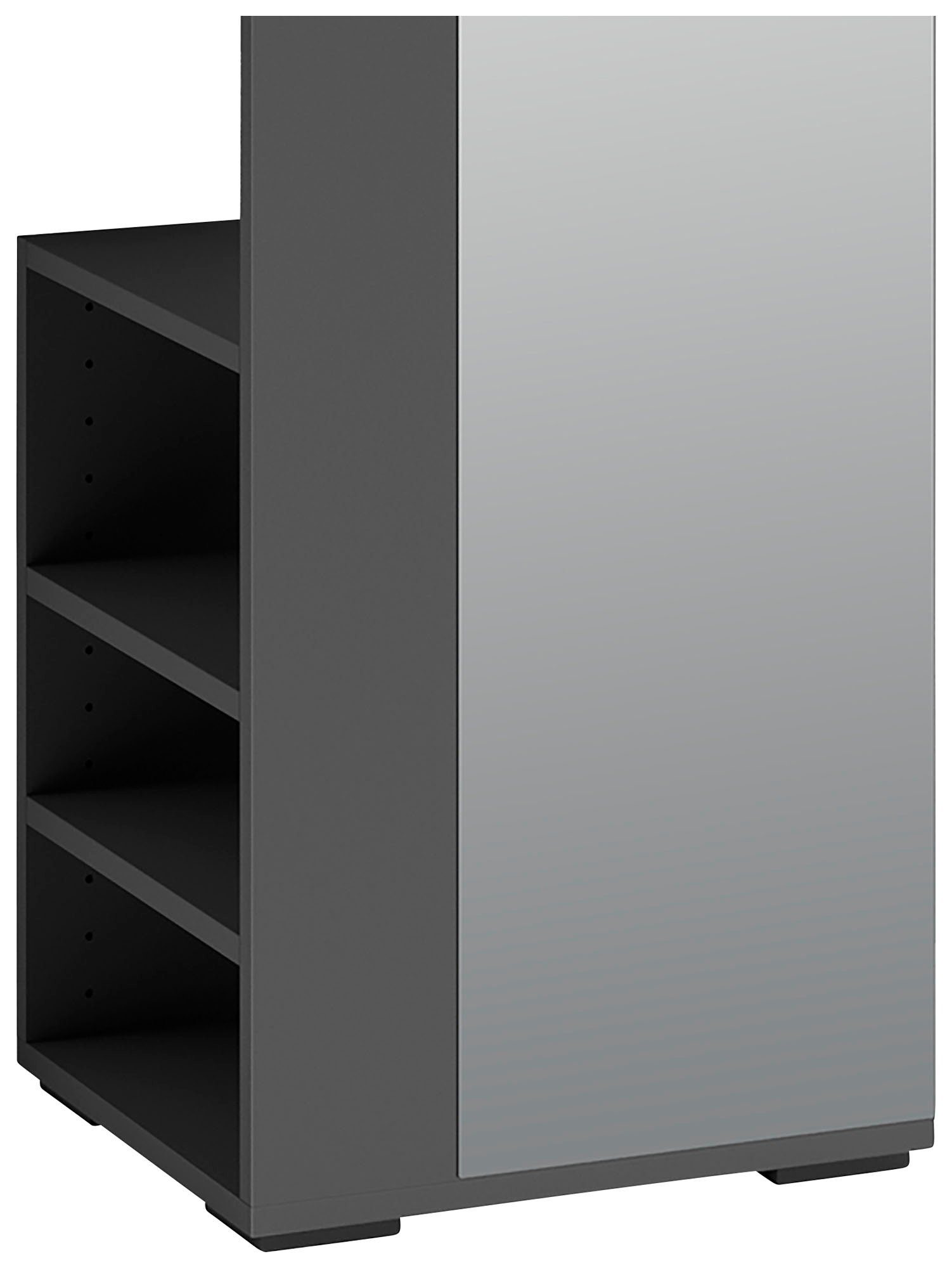byLIVING Garderobenpaneel Ben (1 St), Breite 40 cm, mit Spiegel und Kleiderstange – Bild 4 von 5