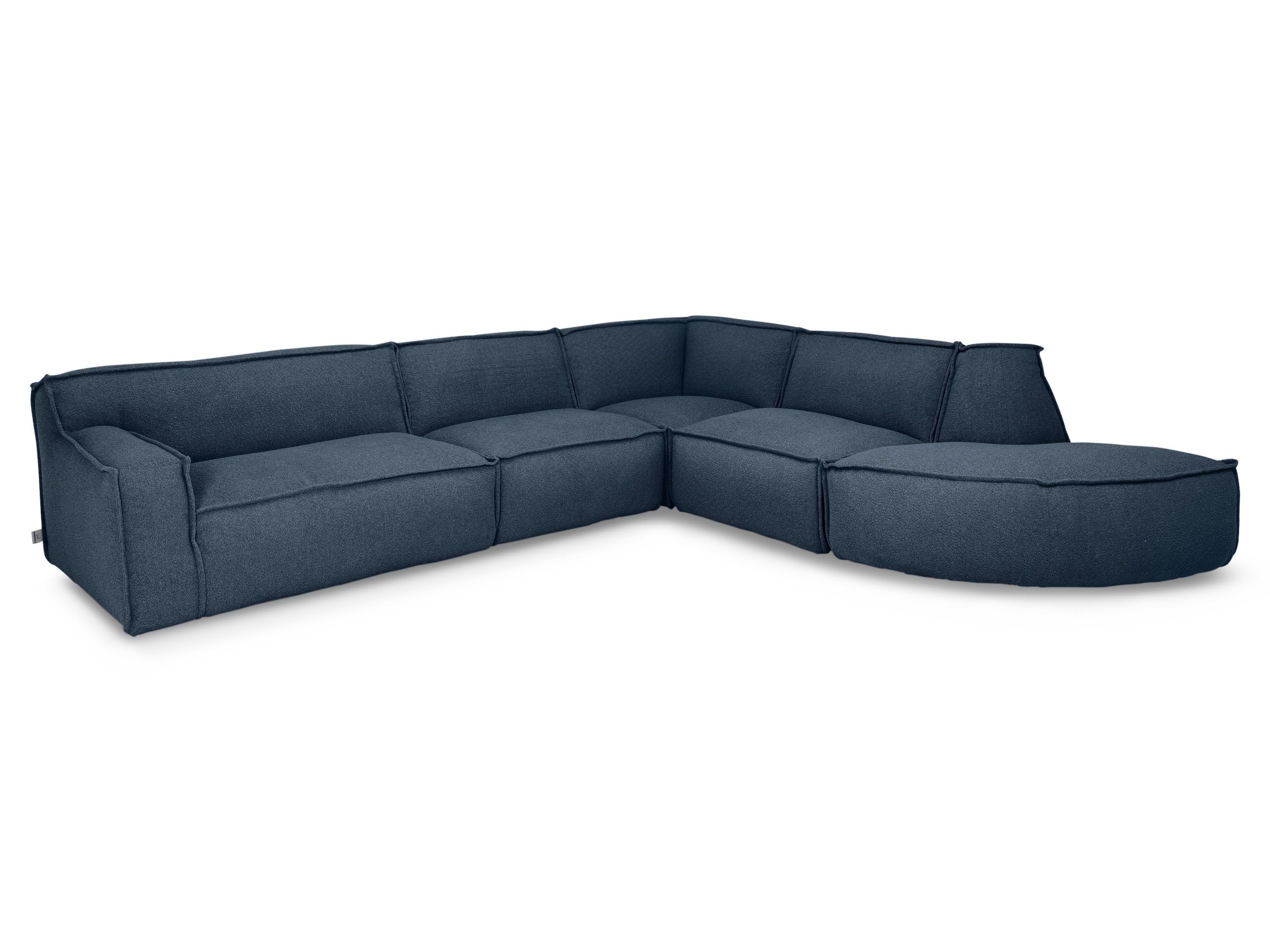 Sansibar Polsterecke Polsterecke, Polsterecke SANSIBAR Rantum (BB 345x310 cm) BB 345x310 cm Polsterecke Ecksofa Wohnlandschaft Eckcouch dark blue