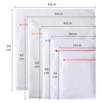 Caterize Wäschenetz Wäschenetz [5er Set],Wäschesack Waschmaschine, Haltbar Wäschebeutel