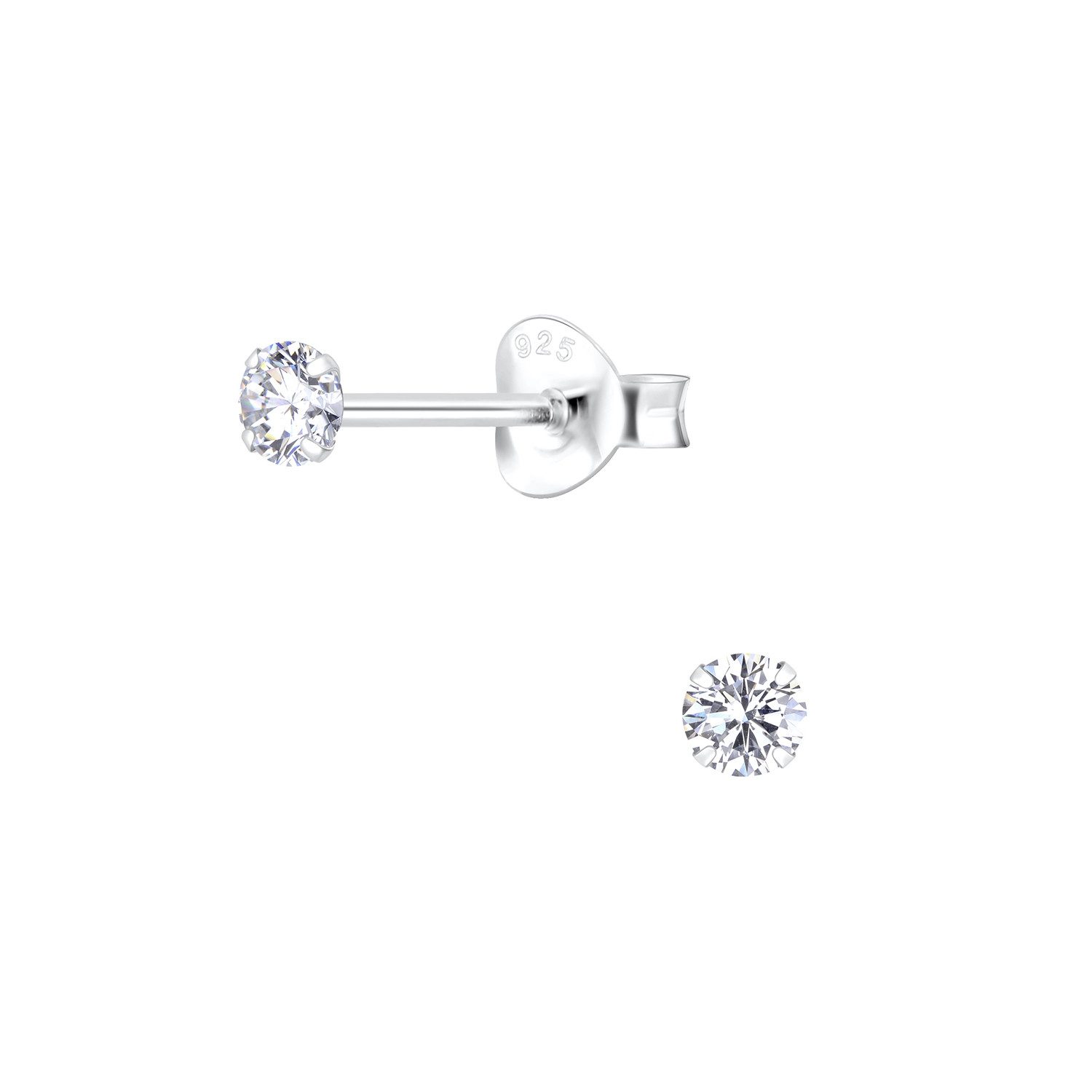 ALEXANDER YORK Ohrstecker-Set Zirkonia 3, 4, 5 mm, 3-tlg., 925 Sterling Sil günstig online kaufen