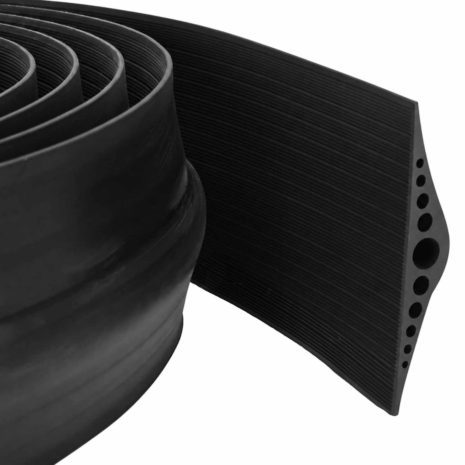 vidaXL Türbeschlag Bodenabdichtung für die Garage 155 x 28 mm 3 m EPDM Gummi (1 St)