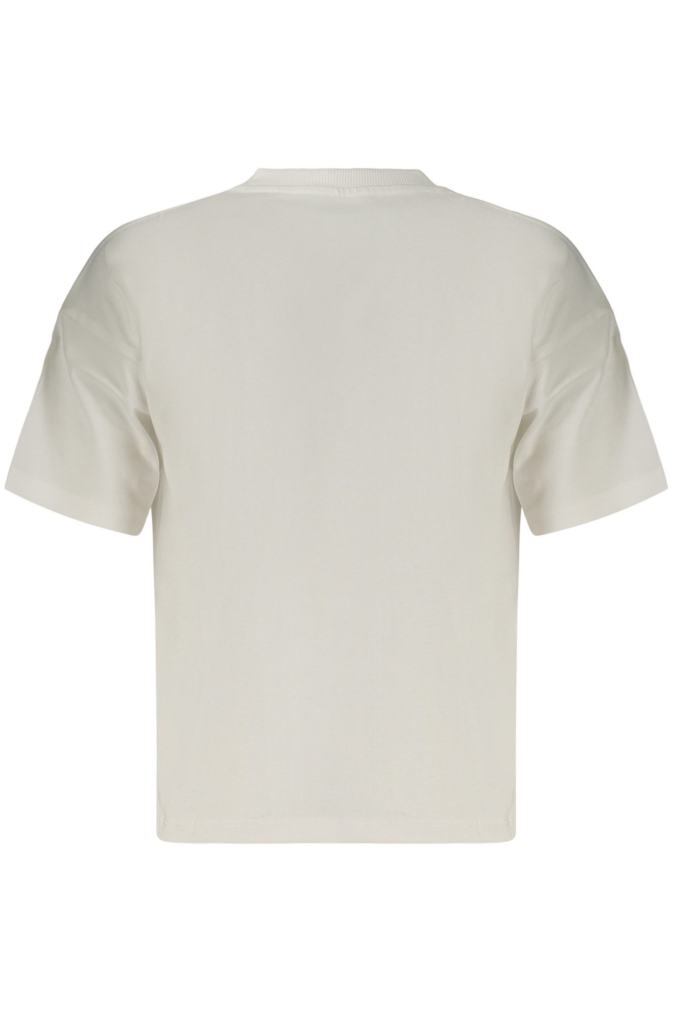 GUESS JEANS T-Shirt Weißes Kinder-T-Shirt mit Rundhalsausschnitt und