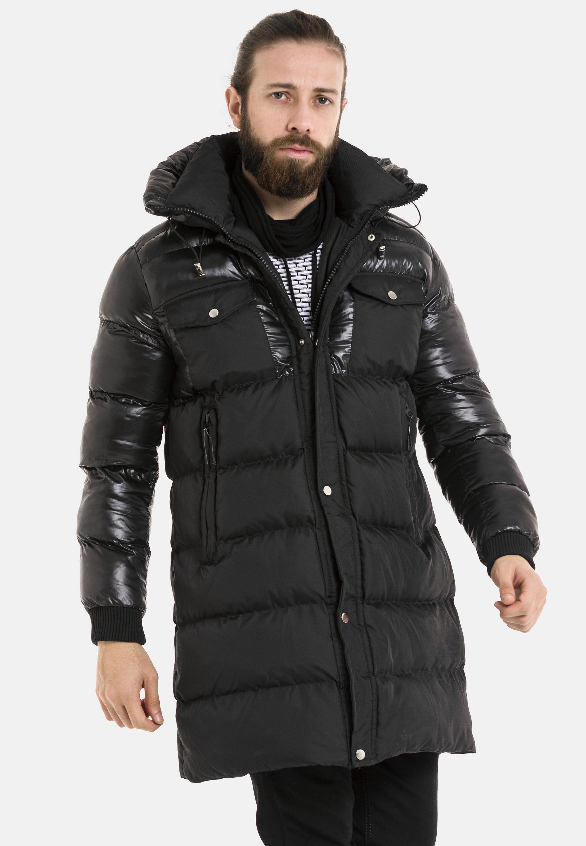 Cipo & Baxx Winterjacke Jacke mit Kapuze