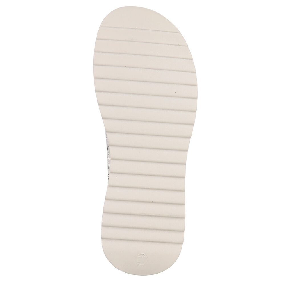 Ital-Design Damen Slipper mit Cut-outs und Komfortsohle Plateausandaletten (91849146) Keilabsatz/Wedge Keilsandaletten in Beige