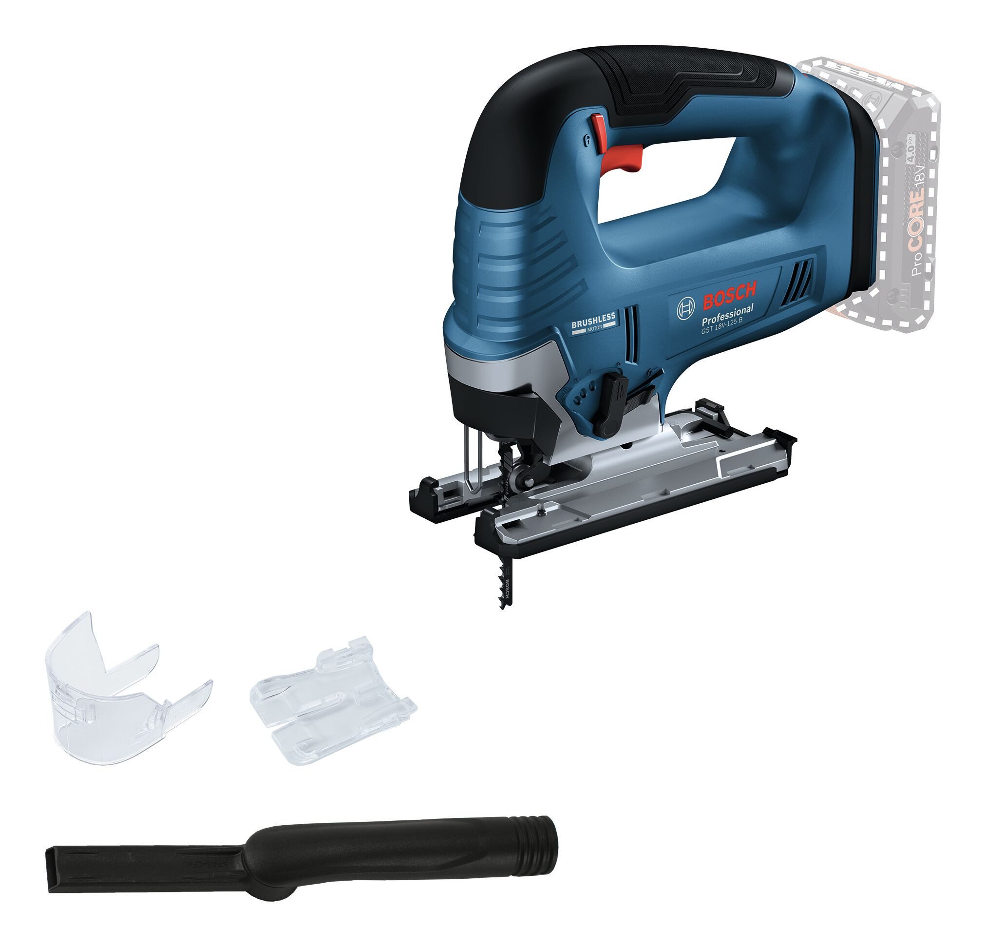 BOSCH Akku-Stichsäge GST 18V-125 B, Ohne Akku - im Karton