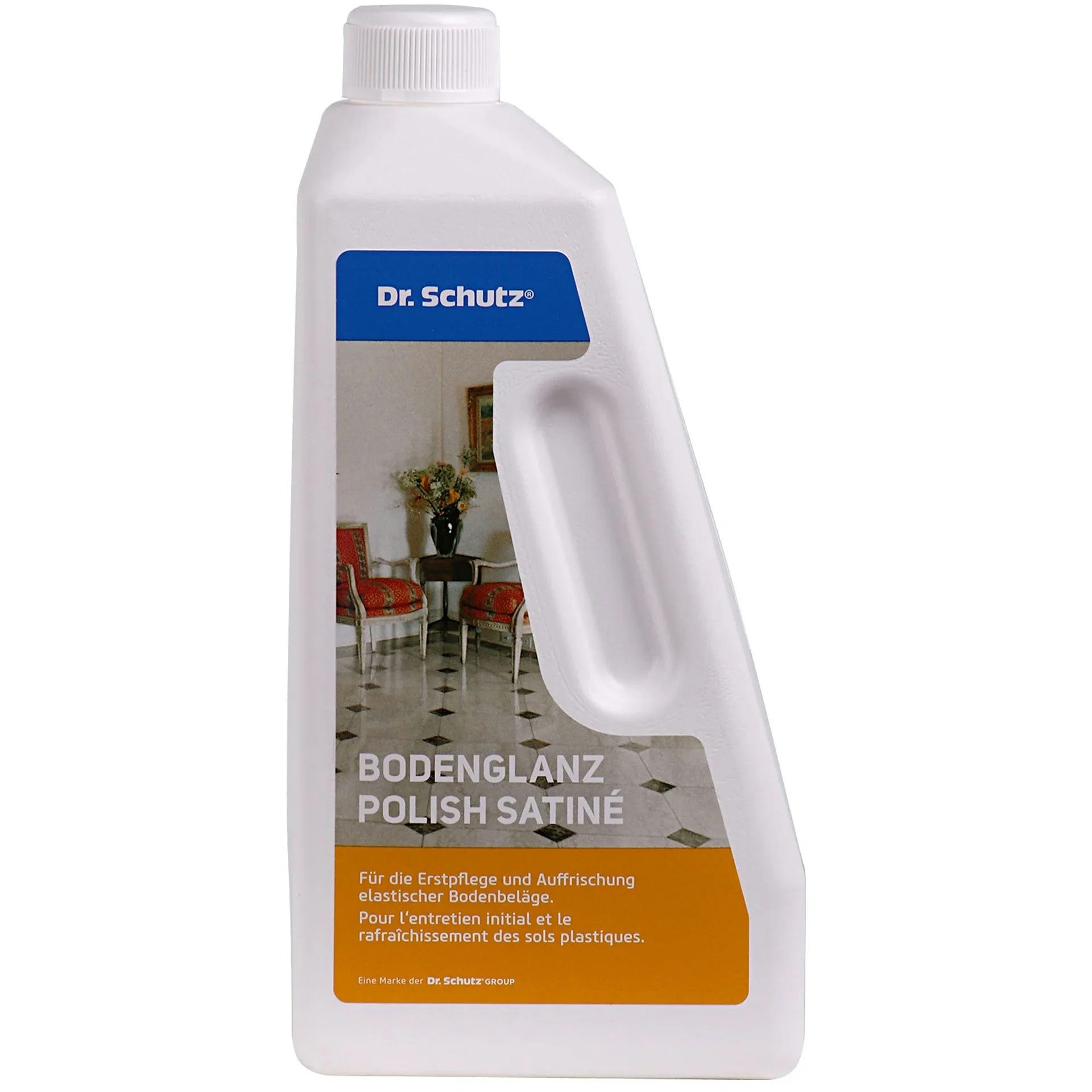 DR. SCHUTZ PVC-Kleber Bodenglanz Wischpflege 750ml für 15m²