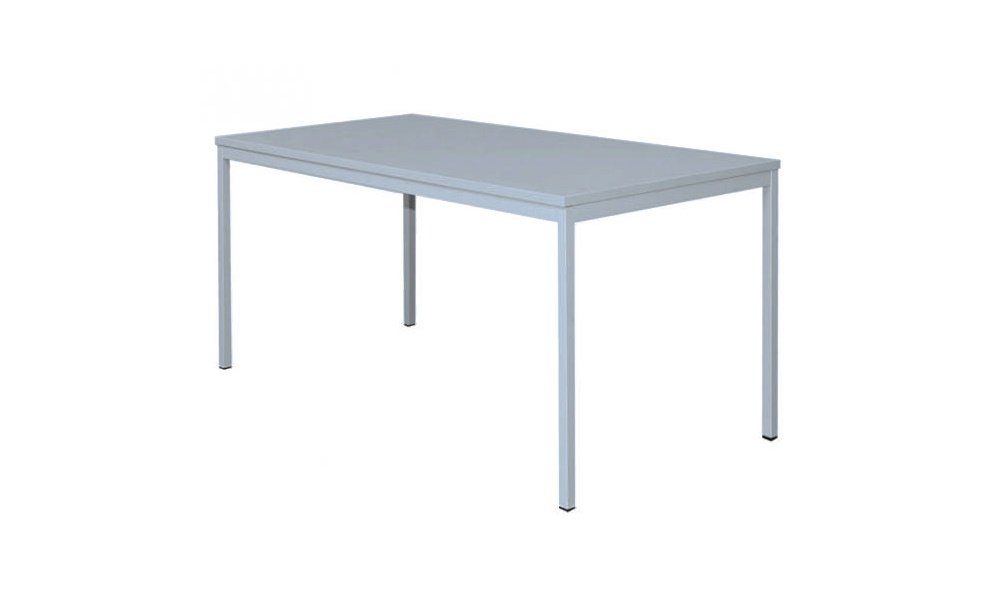 Steelboxx Schreibtisch Schreibtisch, 750 x 1600 x 800 mm (Komplett-Set) grau