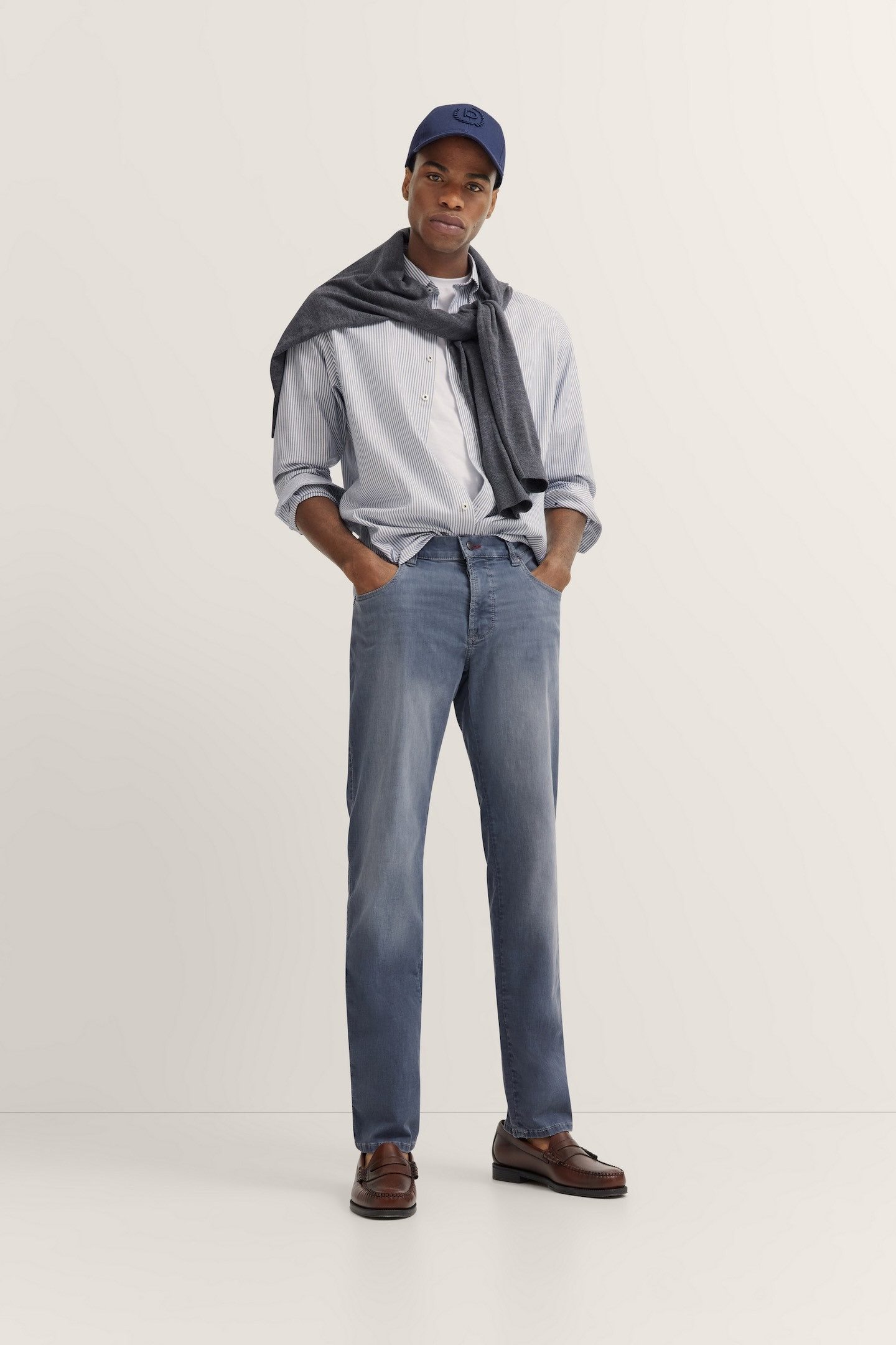 bugatti 5-Pocket-Jeans mit Stretchfunktion