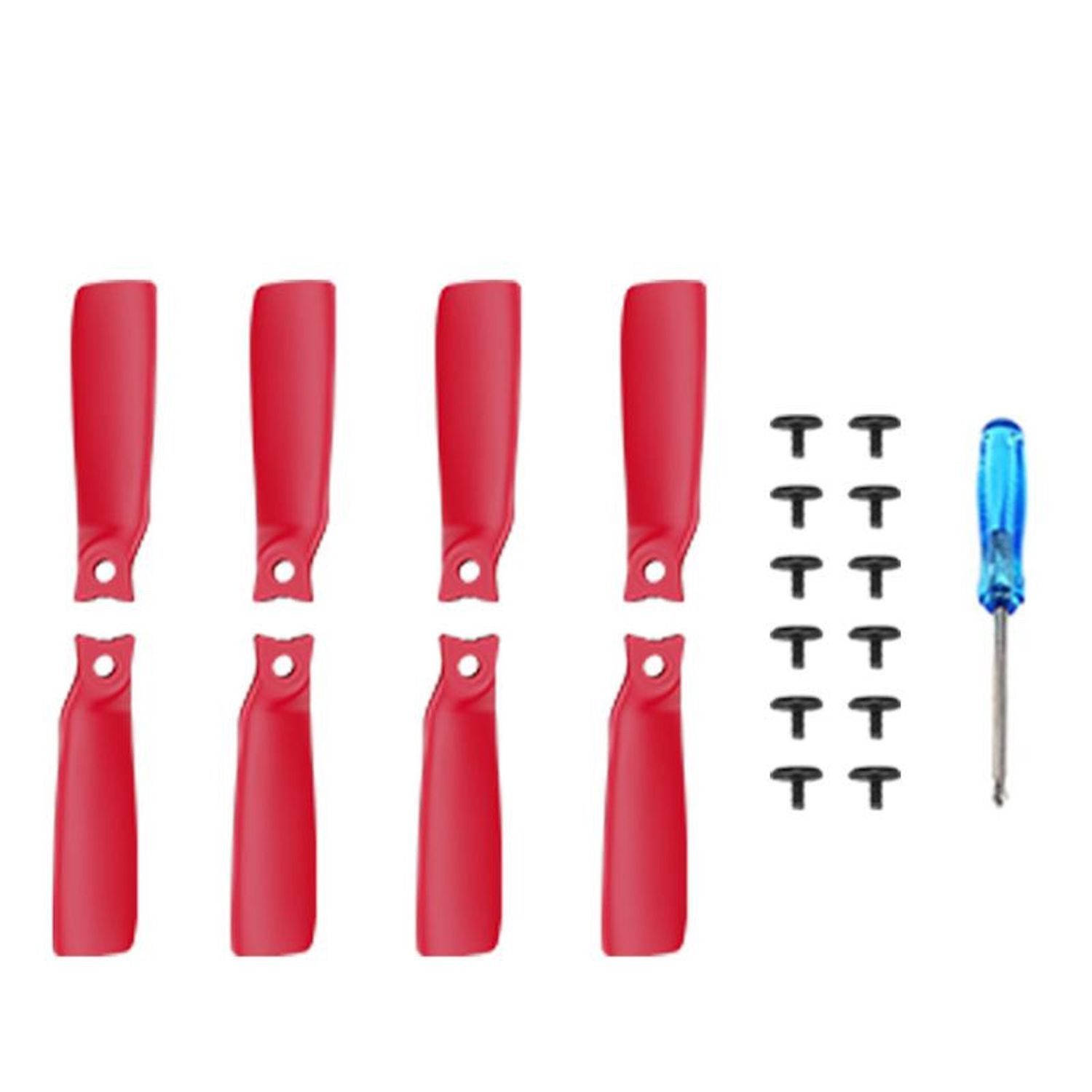 Wigento Für DJI Flip Drohne BRDRC 2 Paar Color Ersatz Propeller Blätter Rot Zubehör Drohne