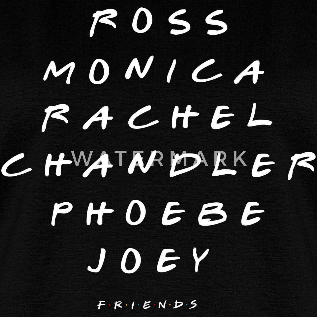 Spreadshirt T-Shirt Friends Ross Monica Rachel Chandler Phoebe Joey Frauen Premium T-Shirt (1-tlg)