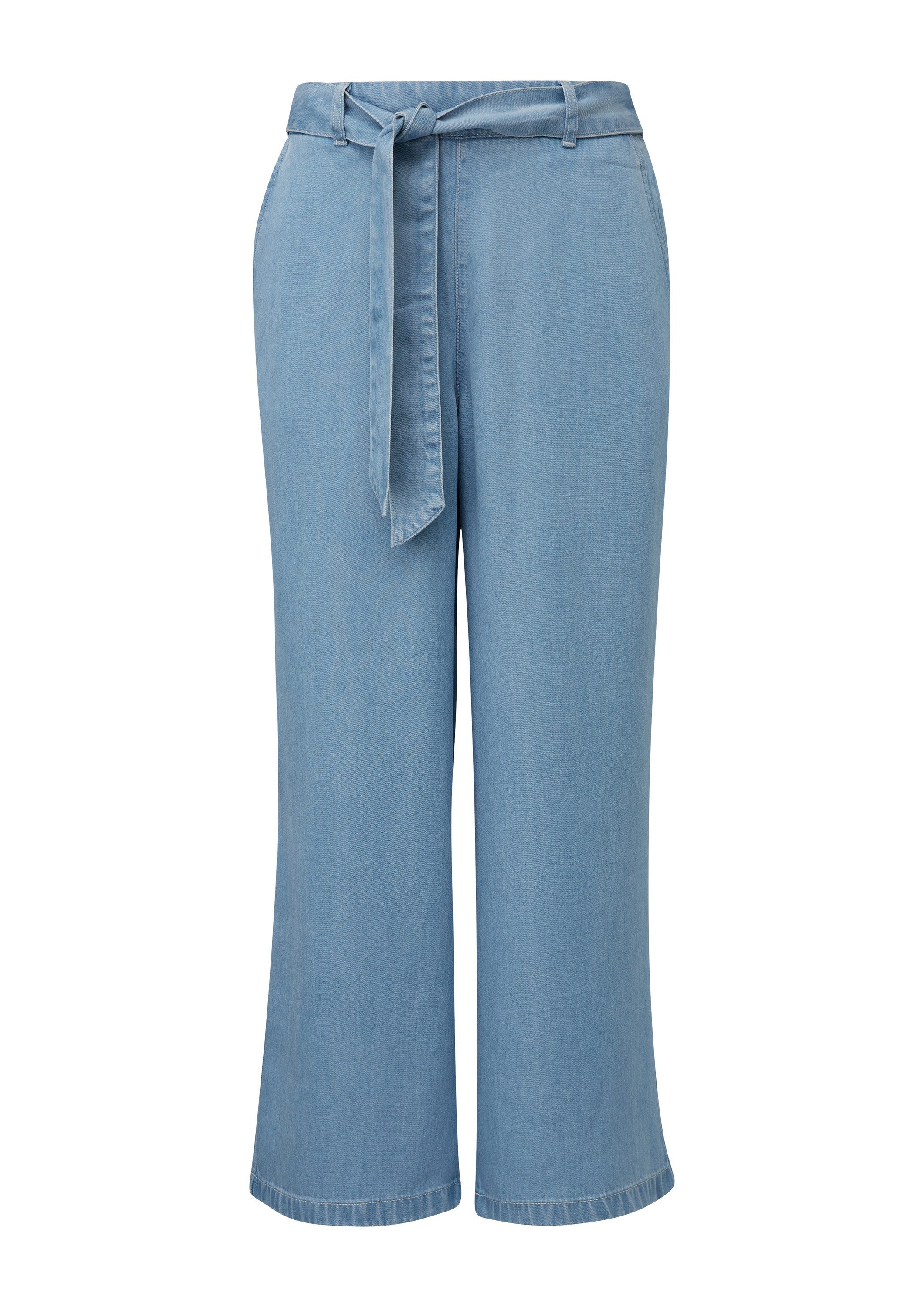 s.Oliver Weite Jeans Hose Culotte-Jeans aus Lyocell / High Rise / Wide Leg günstig online kaufen