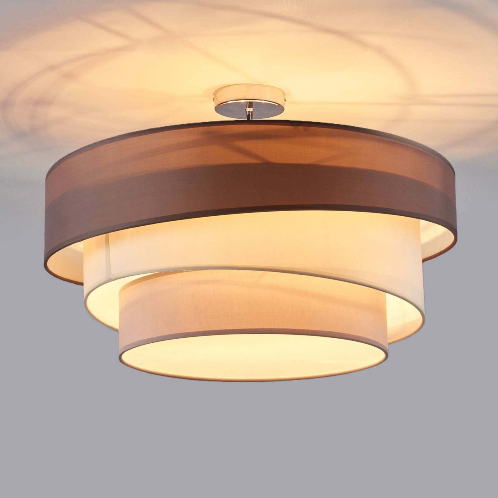 Lindby Deckenleuchten Melia, Alu IP20, 3 x 60 W günstig online kaufen