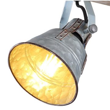 Globo LED Deckenspot, Leuchtmittel nicht inklusive, Decken Strahler zinkfarben Wohn Zimmer VINTAGE Beleuchtung Spot Lampe