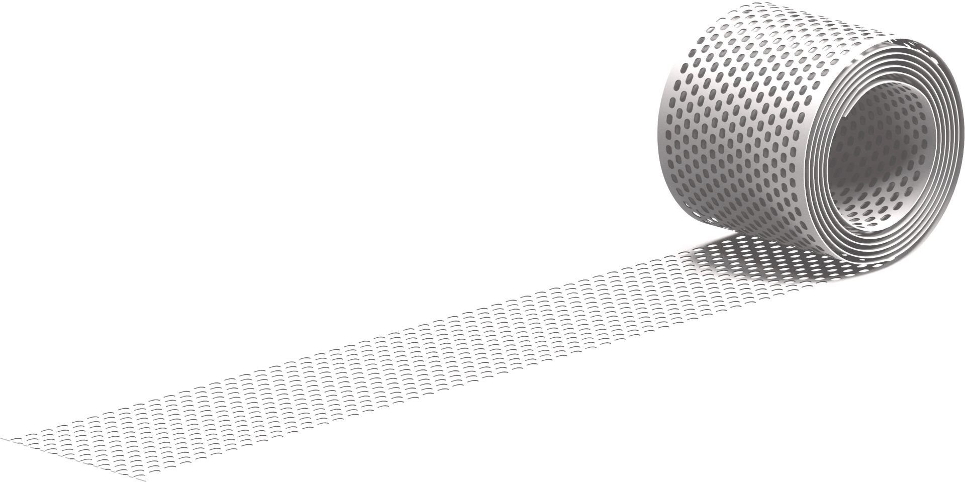 Sarei Haus- und Gartentechnik Dachdurchführung Sarei Vogelschutz- und Lüftungsgitter 5 m x 100 mm, PVC