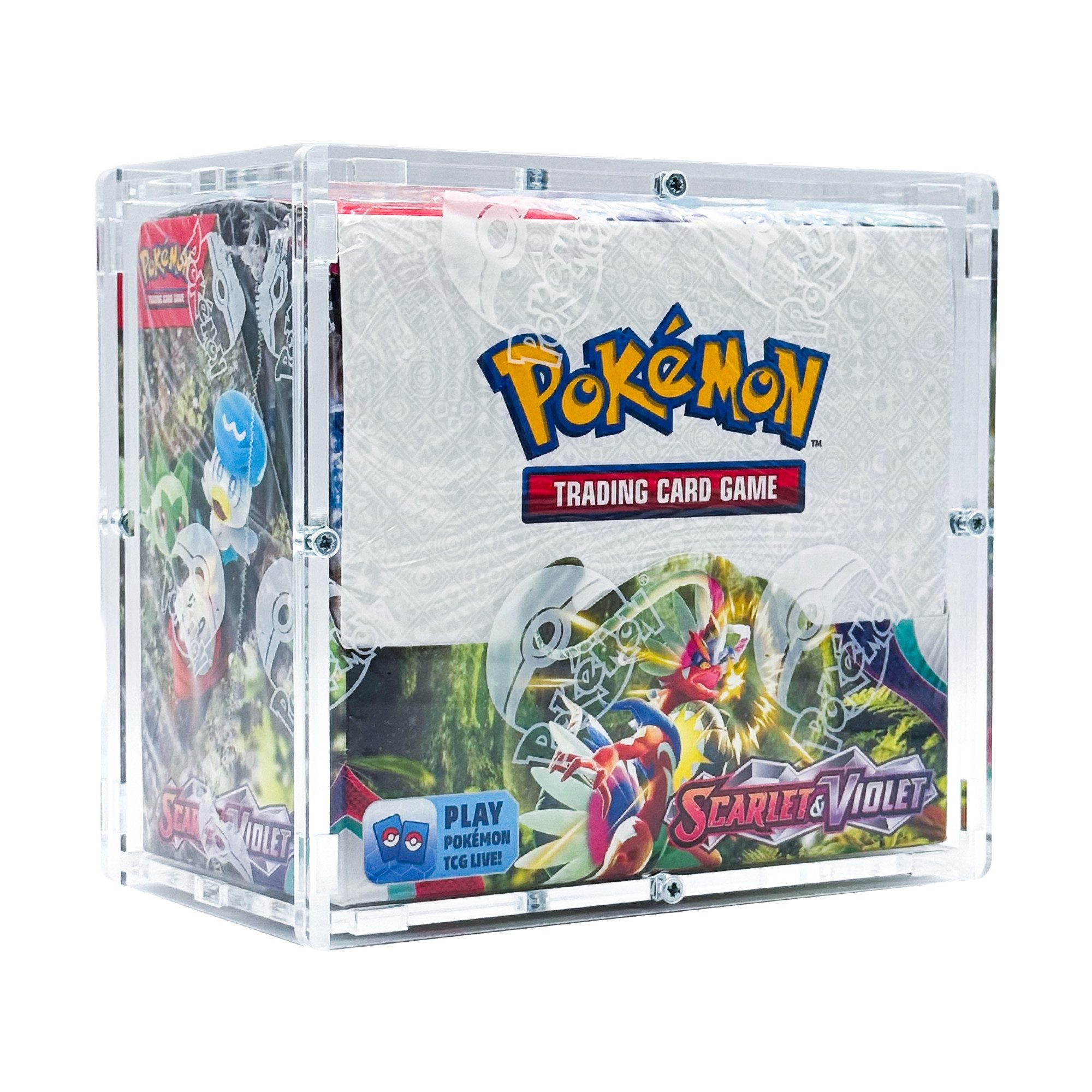 DragonCollect Sammelkarte Acryl Case für Pokemon Display Booster Box 36er Schutz, Made in Germany